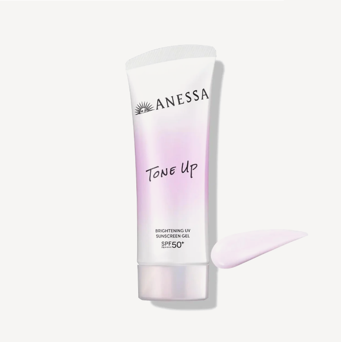 Anessa Tone Up Brightening UV Sunscreen Gel SPF 50+ PA++++ - Rozjasňujúci opaľovací gél SPF50+ 40g