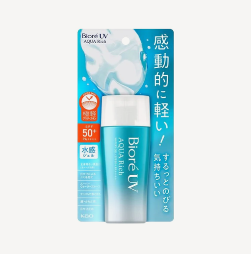 Bioré UV Aqua Rich Watery Gel Sunscreen SPF50+ PA++++ ľahký opaľovací gél 70ml