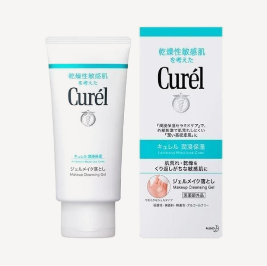 Curel Intensive Moisture Care Makeup Cleansing Gel - Jemný hydratačný čistiaci gél 130g
