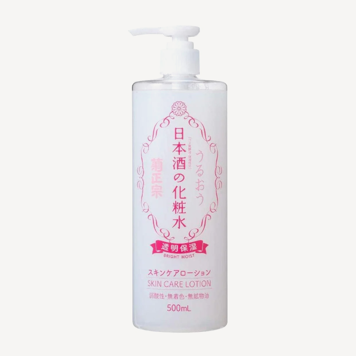 Kikumasamune Japanese Sake Skin Care Lotion Bright Moist - Hydratačný toner so saké na rozžiarenie pleti 500ml
