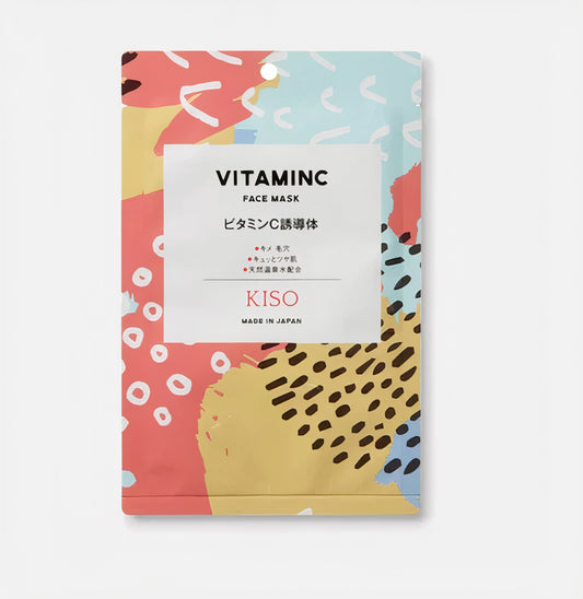 Kisocare Face Mask Vitamin C - Maska na tvár - na zjednotenie pleti 1ks
