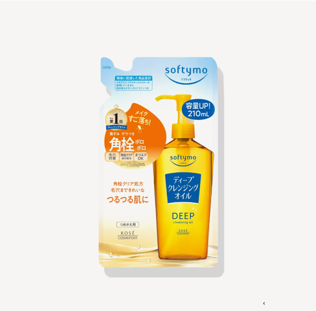 Kose Softymo Cleansing Oil Deep refill hĺbkovo čistiaci olej 210 ml