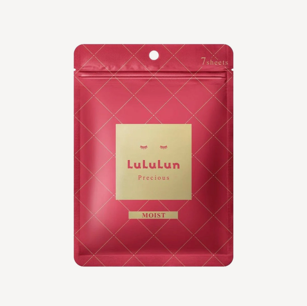 LuLuLun Precious Face Mask Moist pleťová maska v plátku pre intenzívnu hydratáciu a jemnú starostlivosť o pokožku