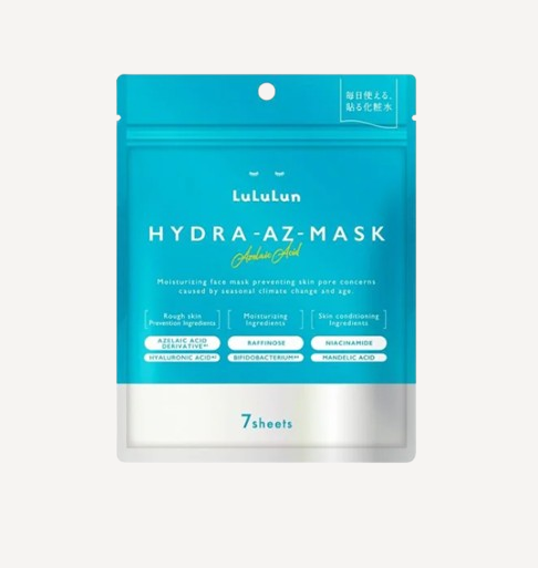 Lululun Hydra AZ Mask – hydratačná pleťová maska. Pleťová maska číslo 1 v Japonsku.