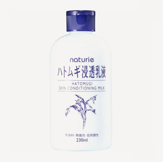 Naturie Hatomugi Skin Conditioning Milk japonské hydratačné mlieko pre upokojenie a hydratáciu pleti