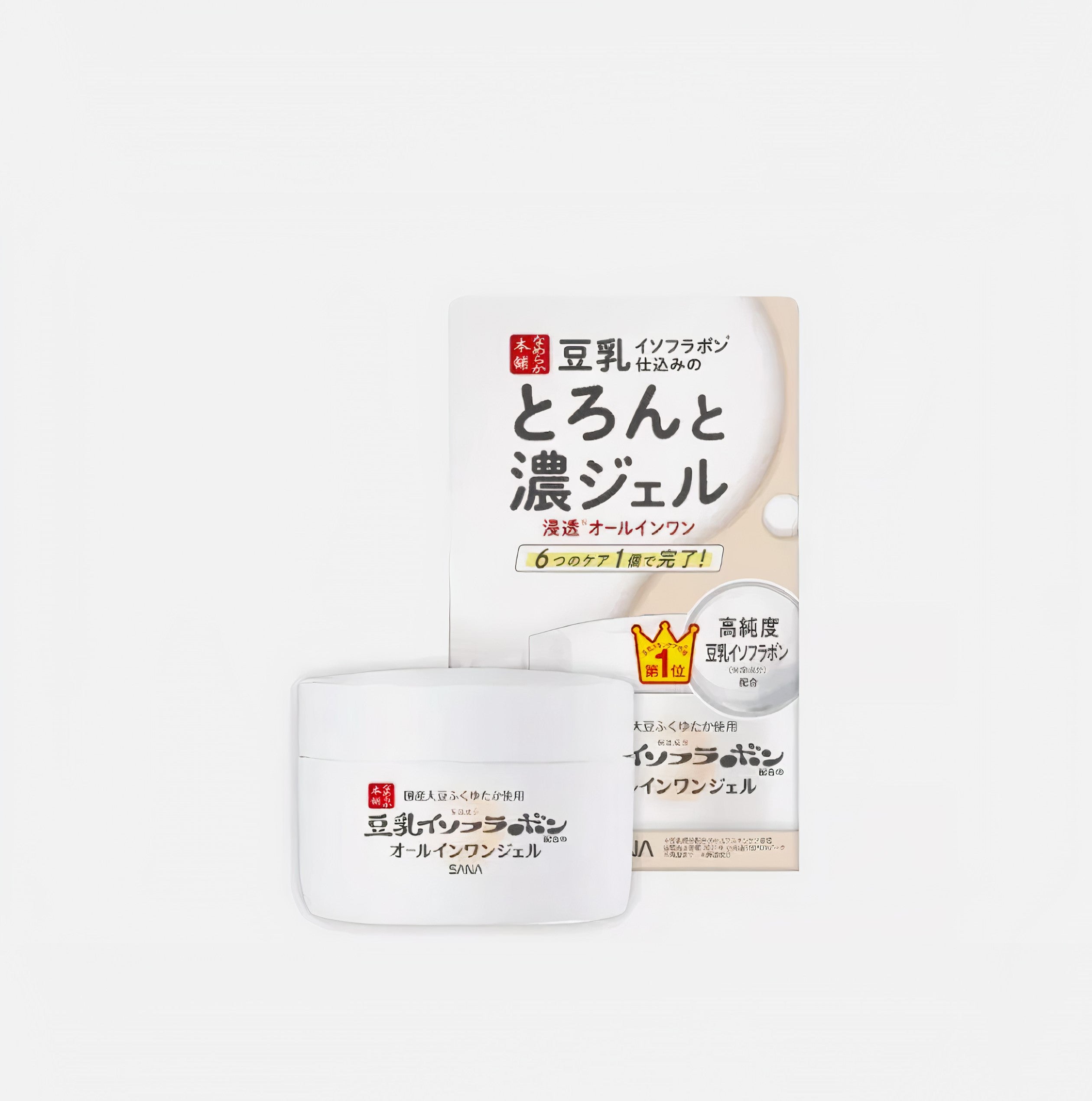 SANA Soy Milk Moisture 6 In 1 Gel Cream hydratačný gél 6 v 1 so sójovým mliekom 100 g