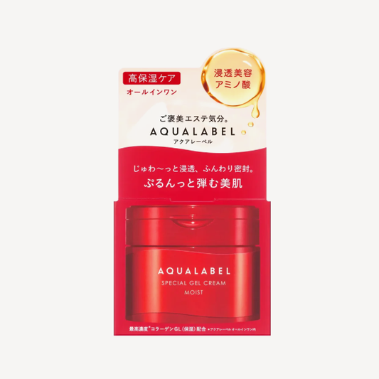 Shiseido Aqualabel Special Gel Cream EX Moist - Hydratačný gélový krém s koncentráciou kolagénu 90g