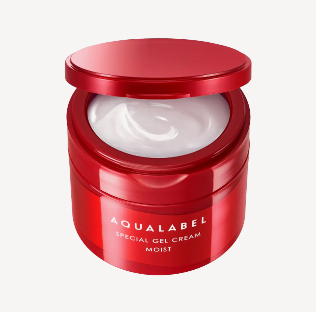 Detail krému Aqualabel Special Gel Cream EX Moist 90 g